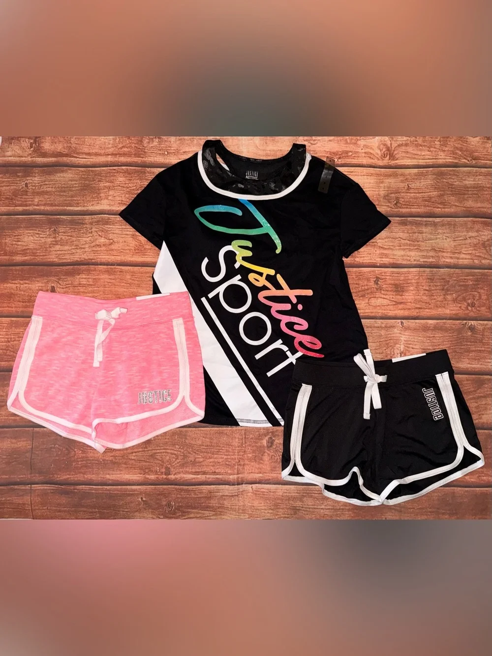 Justice Girls Spring Summer Clothes/Outfits/Sets Lot Size 8